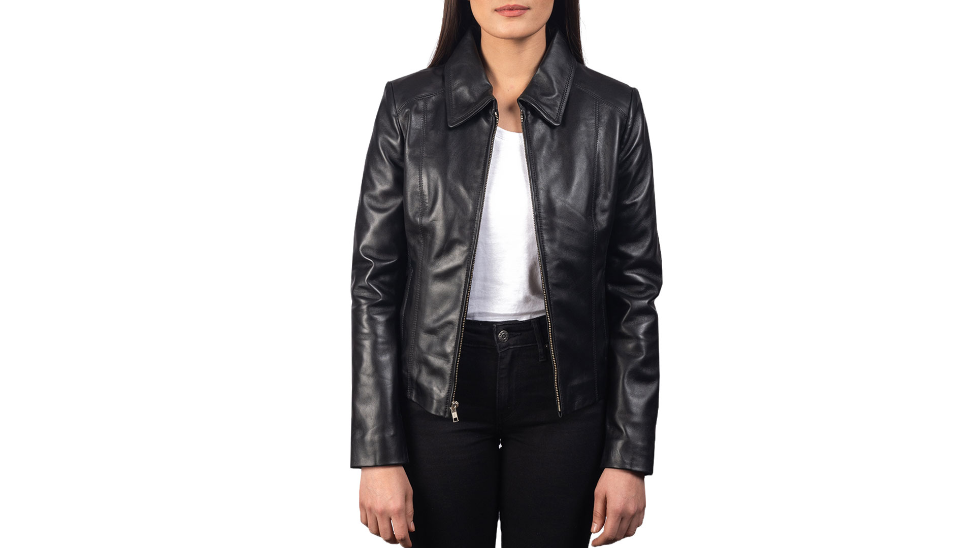【新品】deres 17th Colette passport jacket The Jacket Maker Colette Women Black and Brown Leather Jacket